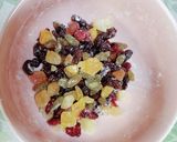 豆腐シフォンケーキドライフルーツ入り作り方1写真