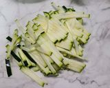 くらげとズッキーニの中華風作り方3写真