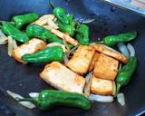 簡単ヘルシー♪厚揚げとししとうの照り焼き作り方5写真