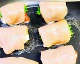 ささみ梅しそチーズ巻き♪作り方7写真