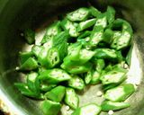 ✿オクラと❀鮭フレークの✿胡麻和え作り方2写真