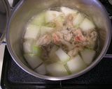 とろ～ん❍冬瓜と豚の煮物作り方2写真