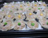 たこ焼き機でヘルシー焼売（シュウマイ）♪作り方7写真