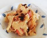 ひらひら大根とカニカマの味噌マヨサラダ作り方4写真