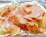 ポテトチップス明太子チーズソース作り方5写真