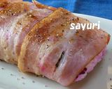 ベーコンで巻いた棒焼きおにぎり♪作り方6写真