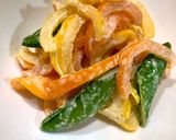 糖質オフ パプリカの胡麻マヨ和え作り方4写真
