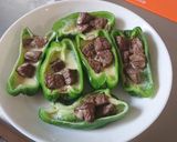 ピーマンの牛肉チーズ詰め作り方8写真