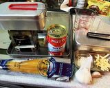 メスティンで作るトマトとニンニクパスタ作り方1写真