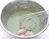 白餡入り抹茶蒸しパン作り方4写真