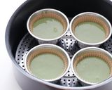 白餡入り抹茶蒸しパン作り方5写真