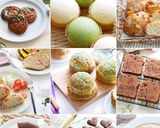 白餡入り抹茶蒸しパン作り方8写真