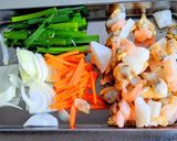 カレー風味の海鮮チヂミ作り方1写真