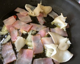 白きくらげと小松菜の和風パスタ作り方4写真