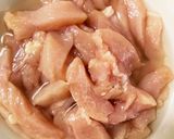 全てレンジ胸肉なす味噌甘酢味青椒肉絲風作り方8写真