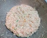 栄養満点！野菜たっぷり和風つくねバーグ作り方2写真