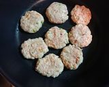 栄養満点！野菜たっぷり和風つくねバーグ作り方3写真