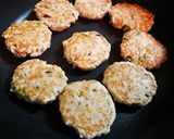 栄養満点！野菜たっぷり和風つくねバーグ作り方4写真