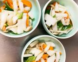 全てレンジ大根味噌ケチャ豚こま青椒肉絲風作り方11写真