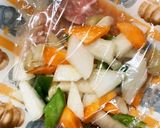 全てレンジ大根味噌ケチャ豚こま青椒肉絲風作り方12写真