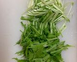 マグロとじゃことひじきの水菜サラダ作り方3写真