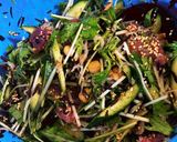 マグロとじゃことひじきの水菜サラダ作り方9写真