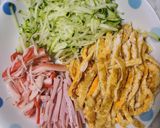 ズッキーニで冷やし中華はじめました！作り方3写真