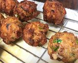 ふっくら　ジューシー　揚げ　肉団子作り方11写真