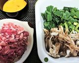 【豚こまと炒り卵のガーリックオニオン】作り方6写真