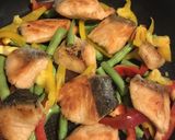 鮭で♪スイートチリソース作り方4写真