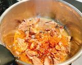 サバ缶大葉で和風パスタ1つの鍋でOK作り方2写真