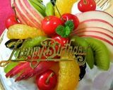 時短美味しい誕生日フルーツシフォンケーキ作り方7写真