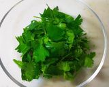 鶏ササミとパクチーのサラダ作り方2写真