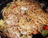 広島流焼きそば、ネギだく作り方5写真