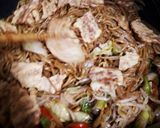 広島流焼きそば、ネギだく作り方6写真