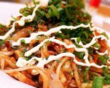 広島流焼きそば、ネギだく作り方7写真