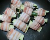 ズッキーニの、ぶたにく巻き巻き作り方4写真