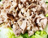 すぐ出来る！さっぱり豚と生野菜のサラダ作り方3写真