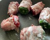 丸ごとピーマンの肉巻き作り方3写真