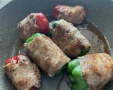 丸ごとピーマンの肉巻き作り方4写真