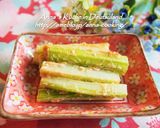 材料3つ！セロリのピーナッツ醤油和え作り方4写真