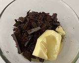 スフレみたいなチョコバナナケーキ作り方1写真
