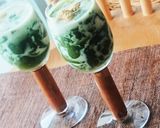 白玉団子と抹茶のクラッシュゼリー☆パフェ作り方3写真