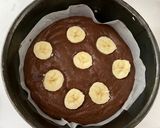 スフレみたいなチョコバナナケーキ作り方5写真