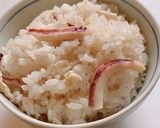 簡単ボイルいかと油揚げだけの炊き込みご飯作り方9写真