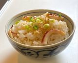 簡単ボイルいかと油揚げだけの炊き込みご飯作り方10写真