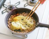レタスで包んで♪肉味噌カレービーフン作り方5写真