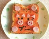 豚さん( ^•Ꙫ•^ )☆作り方10写真