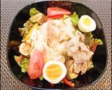 塩レモン豚骨麺（素麺・うどん・きしめん）作り方5写真