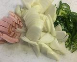 家にある食材でナポリタン作り方1写真